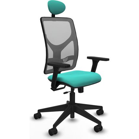Chaise ergonomique piqueras y crespo Motilla gris cuir synthétique (1/2)