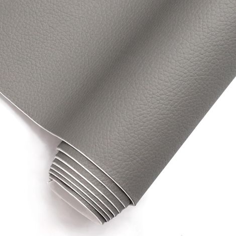 Rustine de réparation en cuir - Autocollant en cuir synthétique imperméable - Forte adhérence pour canapé, siège auto, meubles, sac, bateau - Facile à appliquer (1/5)
