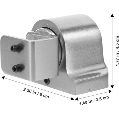 Butoir De Porte - Ventouse Puissante Pour Porte En Verre - Pour Salle De Bain Et Douche - 1 Pièce (1/5)