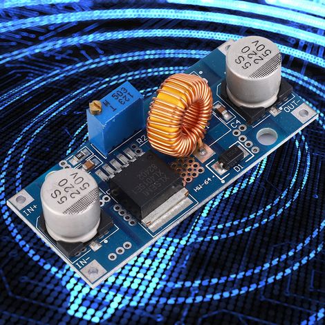 4 Stück Spannungsreglermodule, einstellbarer DC/DC-Wandler, 5 A, 4–38 V (1/5)