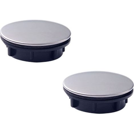 Pack Kitchen Sink Hole Covers, Faucet Hole Cover, Bathroom Faucet Hole Cover, Stainless Steel Sink Overflow Cover (35mm) (1/5)