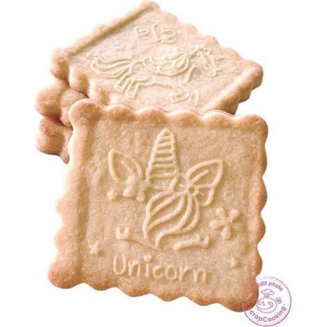 Tampon à biscuit bois Licorne et découpoir - ScrapCooking (1/3)