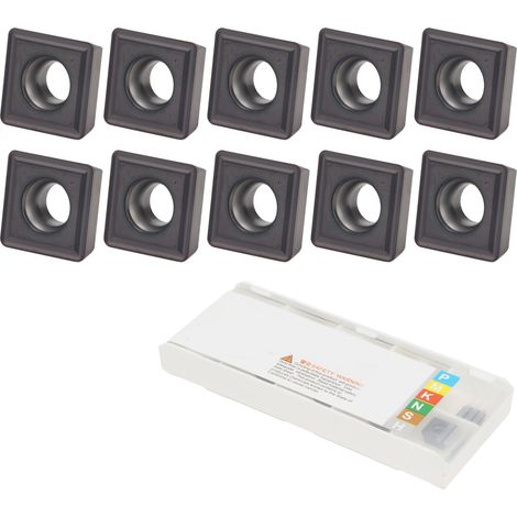 10 plaquettes carbure réversibles revêtues RDMT0802MOTN pour tournage bois, fraisage CNC, outils de tour (1/5)