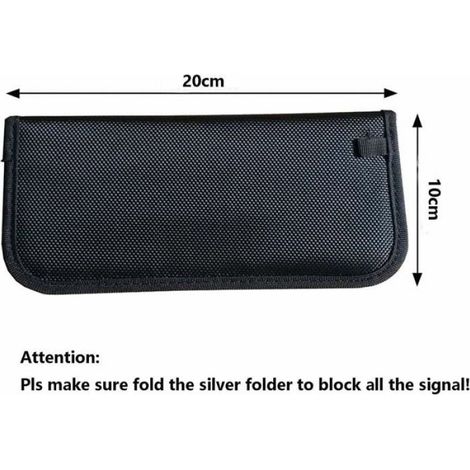 Lot de 2 Sacs de Protection RFID pour Cls de Voiture Antivol Faraday pour Tlphones Portables JEU DE FLECHETTE (1/5)