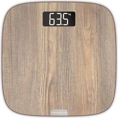 Rowenta BS1600 Bilancia Pesapersone Elettronica Quadrato Legno (1/5)