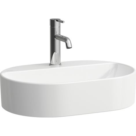 LAUFEN Savoy Waschtisch-Schale, 380x550x130mm, oval, mit