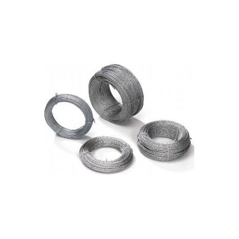 FPLUS cable acero galvan.100mts. 5mm. , Cable acero galvanizado trenzado.