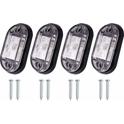 4 Feux de position latéraux LED,étanche IP68,compatible 12V/24V,camion remorque SUV (1/5)