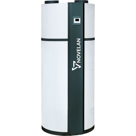 Novelan Brauchwarmwasserwärmepumpe BW-S19, 2,1kW bei A7/W10, R134a, 190l Speicher, PV-Ready, Solar