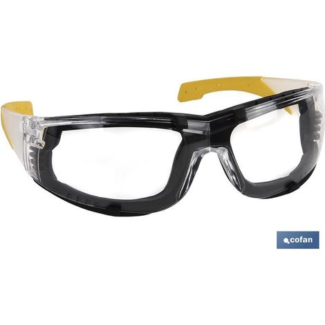 Abnehmbare, mit Schaumstoff gepolsterte Schutzbrille