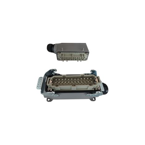 Connecteur multi broche M+F prise haute laterale 24 broches CMB24TTLH010