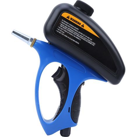 Professional rust-preventative sandblaster - Portable sandblasting gun kit - Small pneumatic nozzle - Abrasive sandblasting gun (1/5)