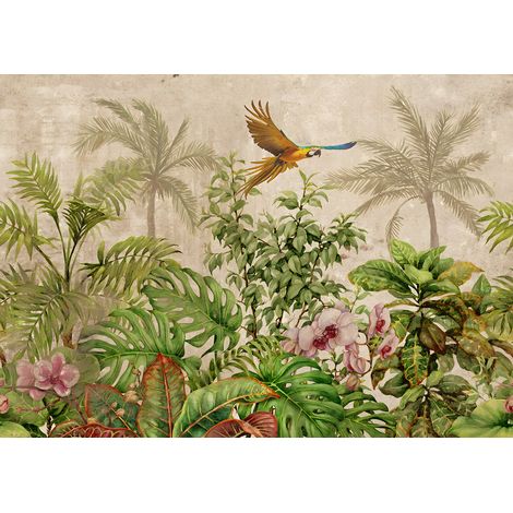 Papier peint panoramique - Motif Tropical - 360 cm x 255 cm (1/2)