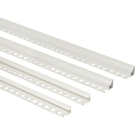 SGUSCIO PVC ORIZZONTALE 8 MM H 260 CM BIANCO- 10,0 pz