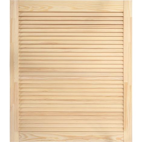 Puerta de lamas 69 x 59,4 cm madera maciza de pino 020003874 (1/5)