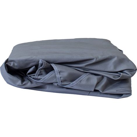 Gardenia Telo di Ricambio Ombrellone con Flaps Laterali, 3x3, Grigio