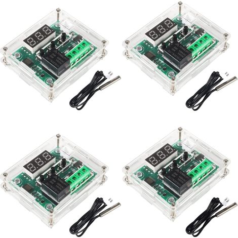 Temperaturregelmodul, LED-Anzeige, wasserdichtes Design, 4 SETS (1/2)