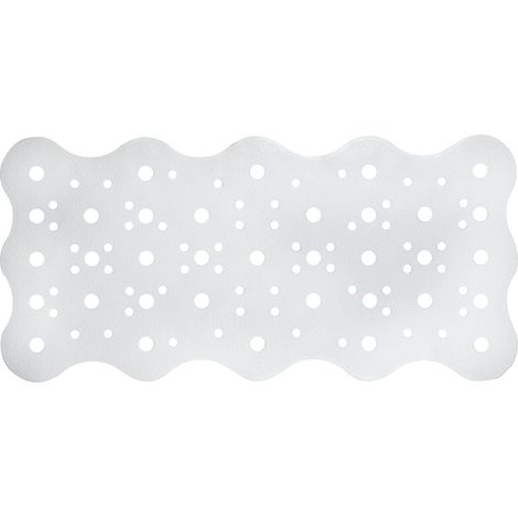 Tappetín antideslizante para bañera Oceano blanco 33 x 70 cm (1/2)
