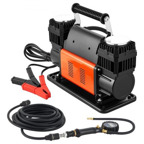 Gonfleur Pneus Voiture 12 V Compresseur à Air Portatif Double (1/5)