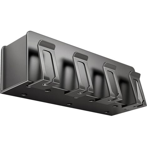 Porte-brosses à dents mural en aluminium de pointe . Installation facile . Support pratique pour sal