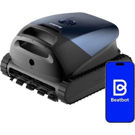 (2026 Nuovo)Beatbot Sora 10 robot piscina pareti e fondo, Linea d'acqua,Piattaforme, robot piscina senza fili, 25700 LPH, Parcheggio sulla linea d'acqua, Capacità 5L, piscine fuori terra/interrate,Blu