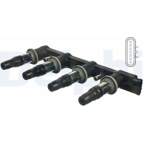 Bobine d'allumage Delphi Technologies CE01840-12B1 CHEVROLET 134032 25186686