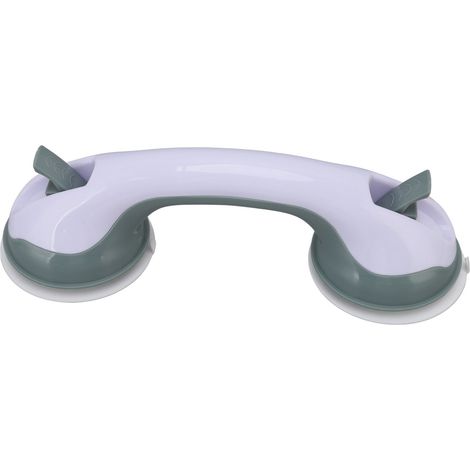Poignée de sécurité pour salle de bain sans perçage, support stable antidérapant en ABS et silicone, pour la sécurité des personnes âgées (1/5)