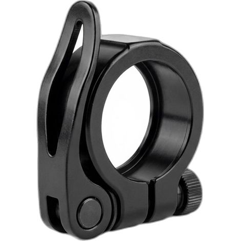 Sattelklemme mit Schnellspanner 31.8mm, Aluminium, Schwarz
