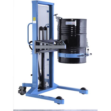 Hanselifter Fasswender SDJ-FW für 280l DIN Fässer Tragkraft 400kg Hubhöhe bis 1350mm (1/4)