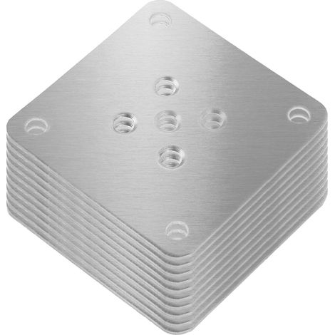 de fixation pour pieds de canapé 7 x 7 cm épaisseur 2 mm 5 (1/5)