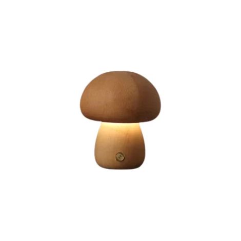 Filiyano – Lampe de chevet champignon en bois de , interrupteur tactile LED, lampe de nuit, lampe de lecture, lampe de lecture - Max (1/3)