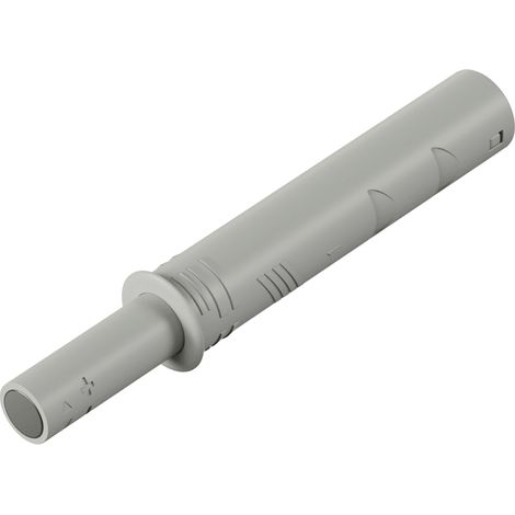 Hettich Push to Open für Drehtüren Magnet, zum Einbohren Kurzhub, Grau