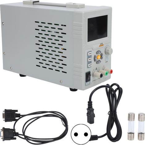 Alimentation électrique numérique monocanal SP3051, tension et courant réglables pour réparation de téléphones portables, prise UE 110240V AC (1/5)