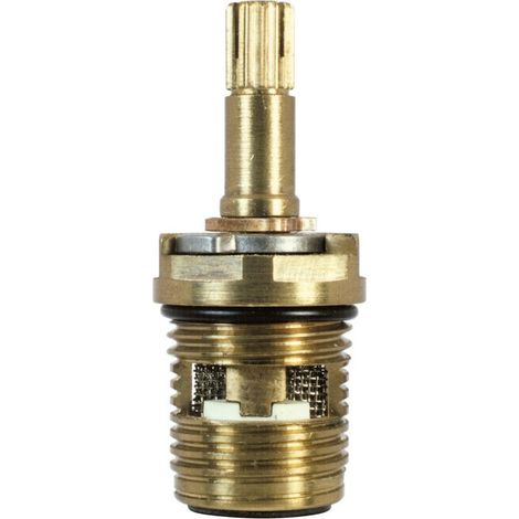 Ideal Standard – Tête céramique 1/2'' pour robinetterie Ottone Meloda – 1/4 de tour – Pour installations hors bidets et trois trous