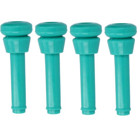 Doublure de Machine à traire en Silicone vert, 4 pièces, doublure de lait pour bétail, vache, outils d'élevage (1/4)