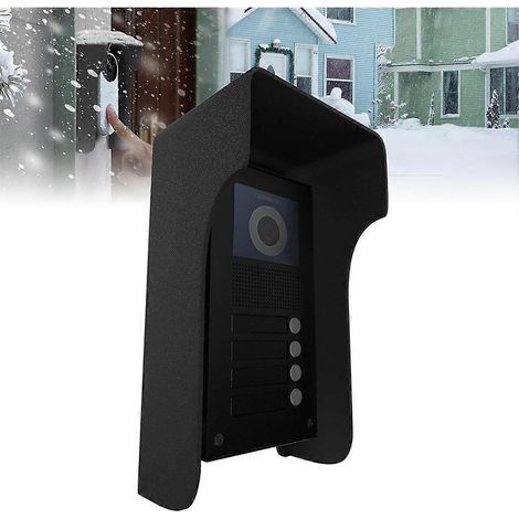 Housse de sonnette Ring résistante aux intempéries, protection anti-pluie pour sonnette extérieure, protection imperméable pour sonnette d'extérieur (1/5)