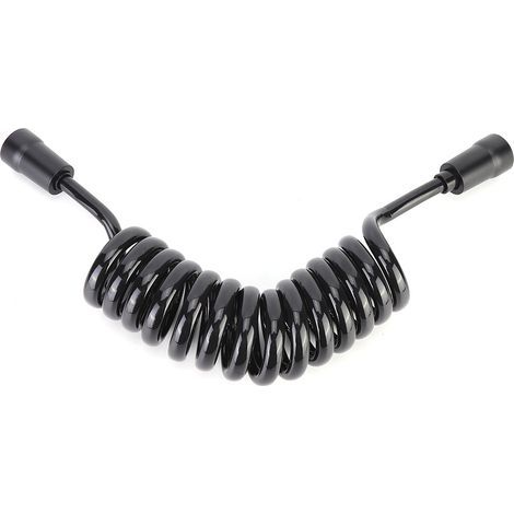 Schwarzer Haushalts-Badezimmer-WC-Bidet-Handbrause-Federschlauch-Zubehör (1/5)