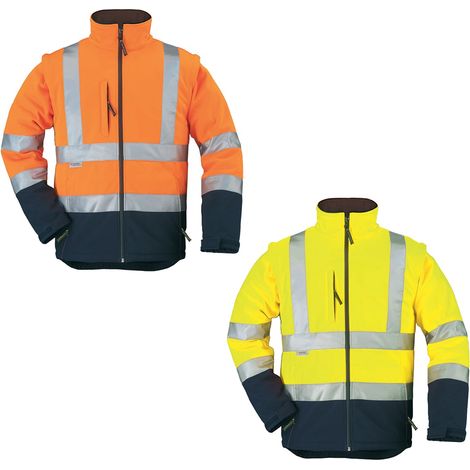 Giacca in softshell alta visibilità Coverguard Station 2 in 1 - M - Arancione