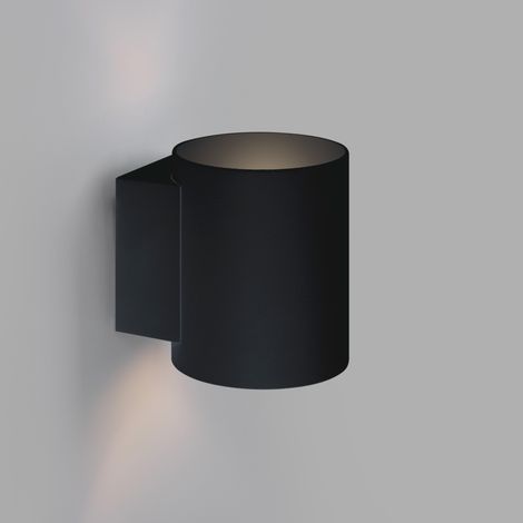 Barcelona Led – Applique murale intérieure TUB 'UP and Down' G9 – Aluminium noir – Éclairage LED bidirectionnel – IP20 pour espaces intérieurs (1/6)