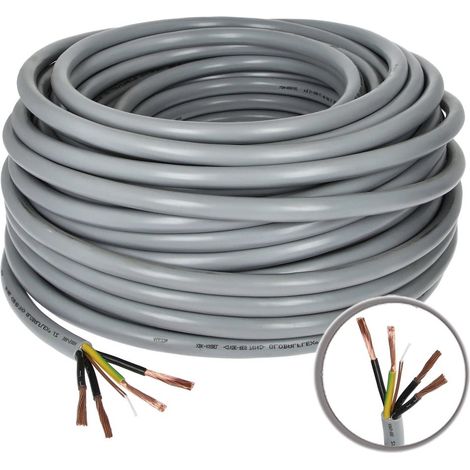 Câble de commande PVC 4 x 10 mm² avec conducteur de protection