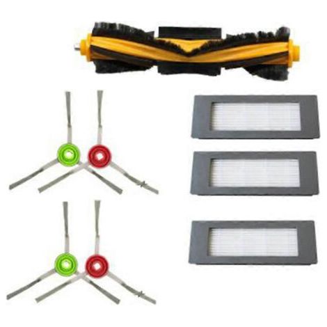 NALOOKAMIC Lot de 8 brosses latérales et filtres pour aspirateur robot Ecovacs Deebot Ozmo 900 DN5G (1/4)