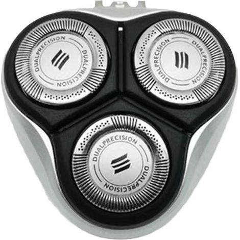 Têtes de rechange pour rasoirs électriques pour hommes - compatibles avec les rasoirs Philips HQ8 PT726 PT860 AT790 (jeu de têtes complet [avec lames double couche])