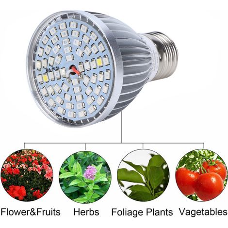 60W Vollspektrum-LED-Lampe für den hydroponischen Pflanzen- und Blumenanbau (85-265V).