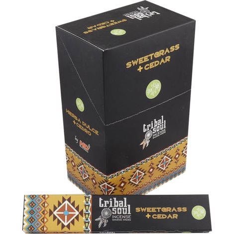 Varitas de incienso Tribal Soul - Hierba dulce + Cedro 15g T08 (1/5)