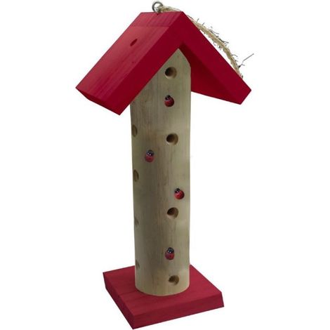 Tour à coccinelles en pin