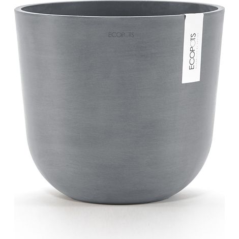 Ecopots Oslo 25 Blumentopf - L 25 cm x H 21,8 cm - Innen- und Außenbereich