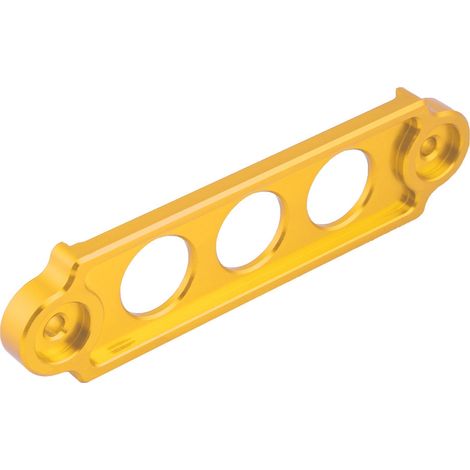 Befestigungsband für Autobatterie aus goldeloxiertem Aluminium für HONDA CIVIC / CRX 1988-2000, Rennsport-Halterung, Verriegelungssatz (1/5)