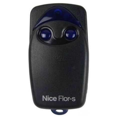 Télécommande NICE FLO2R-S 433.92 MHz – 2 canaux pour portail et garage – Boîtier résistant – Programmation par récepteur (1/3)