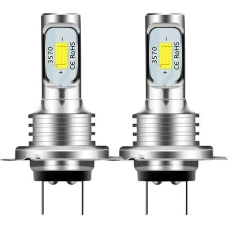 2pcs H7 Kit de phare boules 6000K blanc Ampoules de projecteur de voiture imperméable Accessoires de pièces auto Led (1/4)