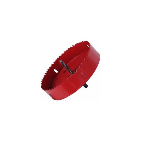 Scie cloche bimétallique de 150 mm avec adaptateur hexagonal pour bois, PVC, tôle, métal et tuyau en plastique (1/5)